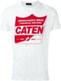 caten印花T恤