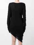 asymmetric longsleeved dress