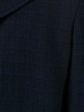 buttoned single breasted coat