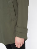 collared hooded jacket
