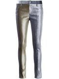 metallic trousers