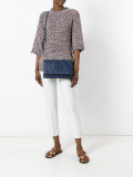 perforated logo crossbody bag