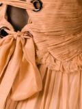bustier sheer gown