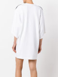 silhouette print T-shirt dress