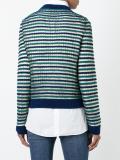 round neck striped jumper