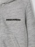 logo zip hoodie