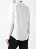 drawstring collar shirt
