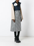 patchwork oversized coat 