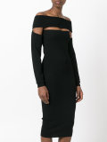 cut-out midi dress