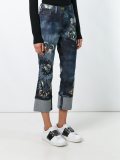 'Tie&Dye Japanese Butterfly'牛仔裤