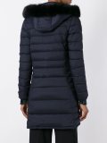 zipped padded coat 