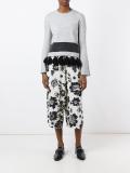 floral print trousers