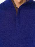 The Regent fine gauge half zip jumper