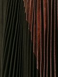 plissé pleated midi skirt