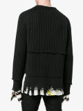 chunky distressed jumper