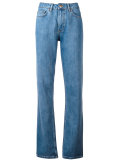 straight-leg jeans