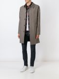 woven single breasted coat