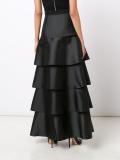 ruffled layered skirt