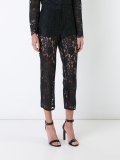 transparent leg lace trousers