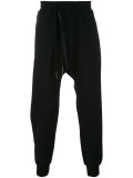 tape stripe track pants 