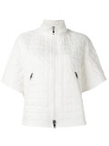 short sleeve quilted jacket