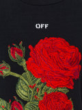 printed rose T-shirt