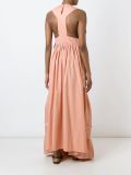 pleated long dress