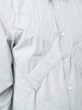 gathered elasticated 'x' shirt