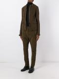 drop crotch slim pants 