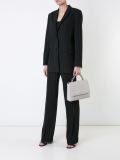 pinstripe tailored blazer