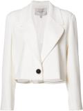 single button cropped jacket