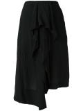 asymmetric midi skirt