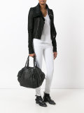 textured shoulder bag 