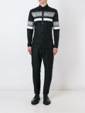 digital stripe print shirt