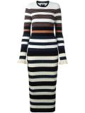 striped dress