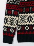 crew neck intarsia jumper