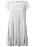 scalloped trim dress