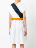 belted wrap dress