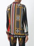 geometric print shirt