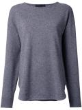 curved hem jumper