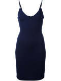 deep V-neck fitted dress