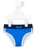 logo print swim shorts