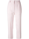 striped tailored pants 