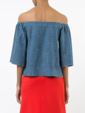 off-the-shoulder blouse 