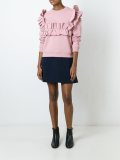 ruffled sweatshirt