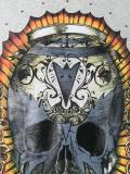 skull print T-shirt