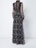 sheer ruffled dress