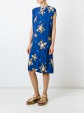 星星印花连衣裙