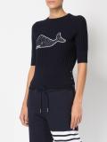 cable knit T-shirt