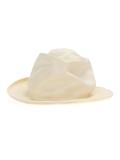 wrinkled panama hat